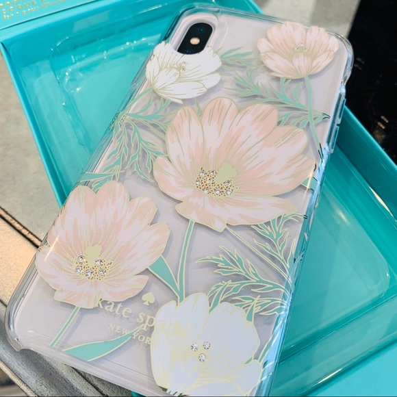 kate spade Accessories - ✨NEW✨KATE SPADE iPhone XS/X floral gem phone case